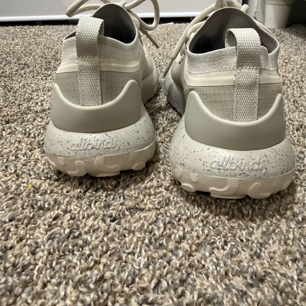 Allbirds Women's Cream Athletic Shoes - Picture 6 of 8